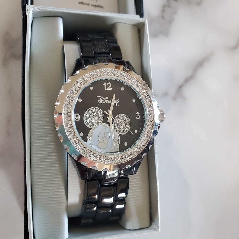 Mickey Mouse Peekaboo Women's Crystal Watch - Picture 5 of 16